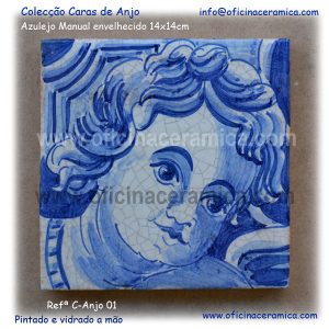 Azulejo Manual - Cara de Anjo 01