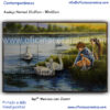 Painel de Azulejo - Meninos com Cisnes